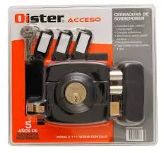 Cerradura Negra Con Caja Oister