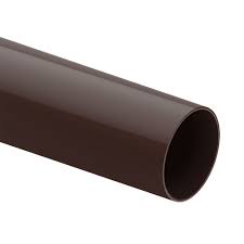 Tubo Bajada D 80 x3mts P25 Marron