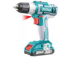 [TIDLI20031] Taladro Inalambrico 20V 13mm 2 Baterias C/LED Total