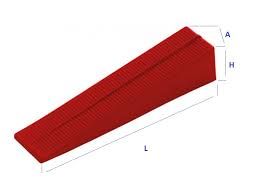 [2010120028250] Cuña Roja Bolsa 100u