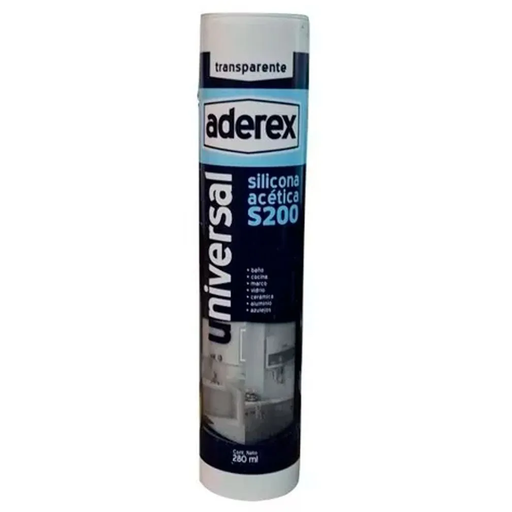 [80001] Silicona Acetica Transparente 280ml Aderex