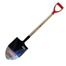 [152600720] Pala Punta Huevo Mango Madera Asa Roja Lioi