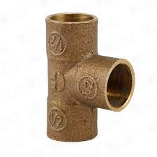 [112] TEE SO - SO 1/2" Bronce