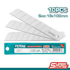 [THT519112] Juego de 10 Cuchillas de 18mm SS Total
