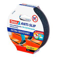 [55587-00003-11] Cinta Antideslizante Negra 5mx25mm Tesa