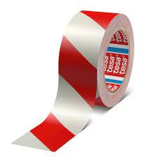 [60760-00088-15] Cinta Demarcacion Roja/Blanco 33mx50mm Tesa