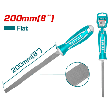 [THT91186] Lima Plana De Acero 200MM - Industrial Total