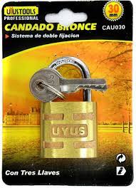 [5406732] Candado Bronce 70mm Uyustools