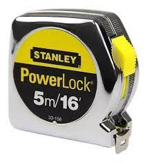 [33-158] Huincha Medir Powerlock 5mt Stanley