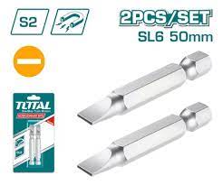 [TAC16SL624] Set Puntas Plana PL6 1.0 50mm 2Pcs Total