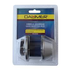 [251000026] Cerrojo C/llaves Mariposa Inox Daumer
