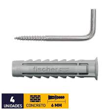 [203987062] Tarugo Nylon n°6+ Torn Escuadra 4x35mm 10 Un