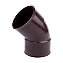 [2024100004150] Codo 45° H - H 80mm Cafe