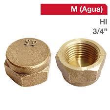 [080840] Tapa Gorro HI 3/4" Bronce