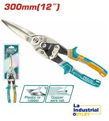 [THT525106] Tijera Hojalateria Aviador Corte Recto 12" Total