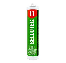 [TC002] Silicona Acetica c/fung Blanco 300ml Sellotec