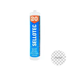 [TY008] Silicona Neutra c/fung Gris 300ml Sellotec