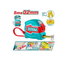 [TMT80532] Huincha Medir de Acero Iman 5mx32mm Total